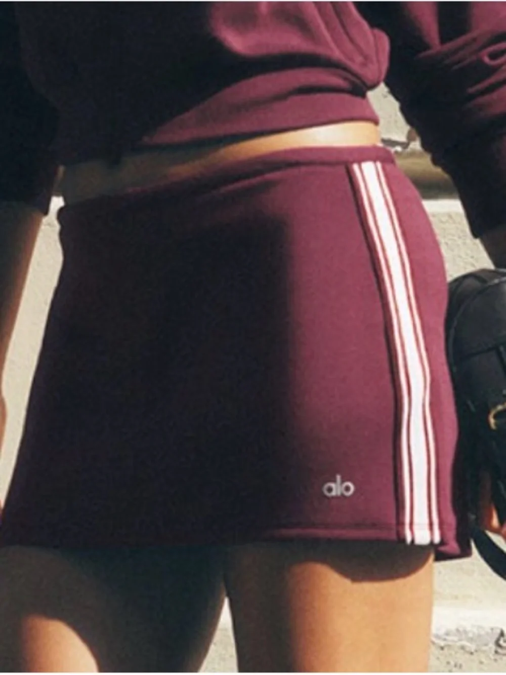 ALO Yoga Wine Mini Skirt